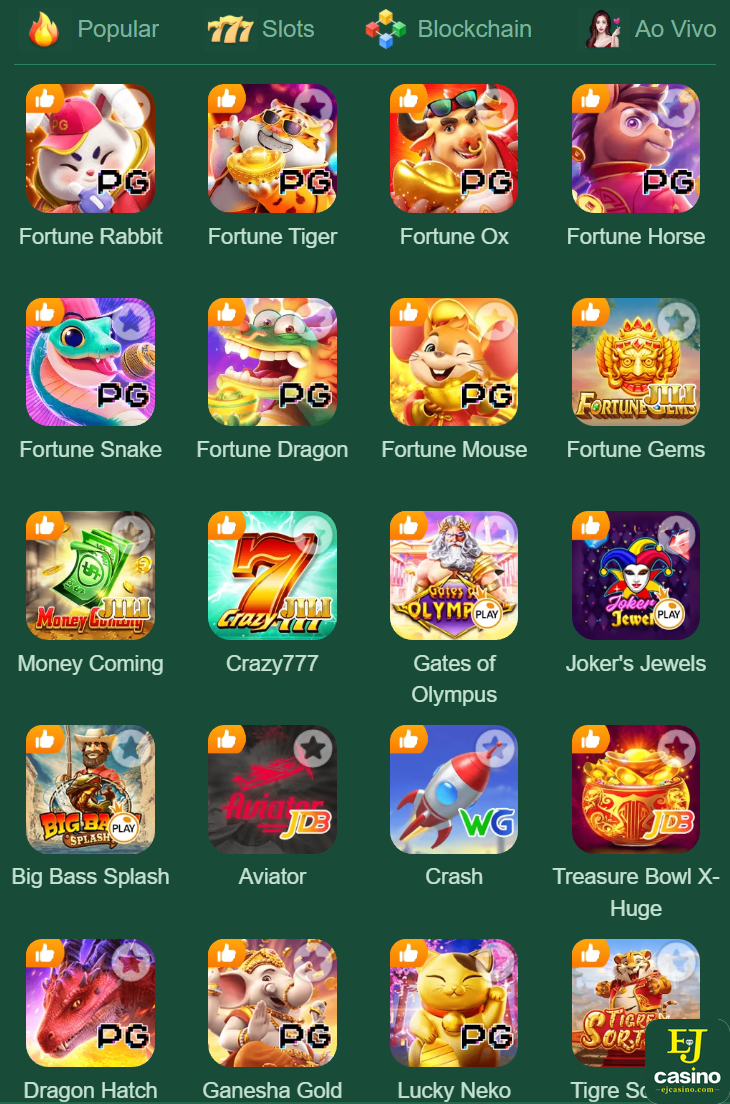 ejcasino.com aproveite premiado jogo